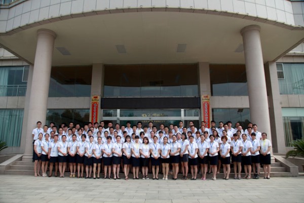 Group photo of company staff